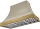 AGA Cascade 48" Fawn Wall Mounted Range Hood with Antique Brass Trim-0