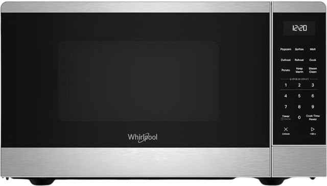 Whirlpool® 0.9 Cu. Ft. Fingerprint Resistant Stainless Steel Microwave with 5 Auto Cooking Modes-0