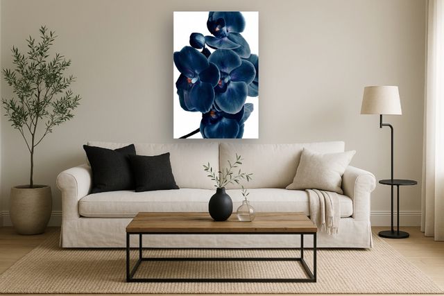 Classy Living Blue Orchid Wall Art-1