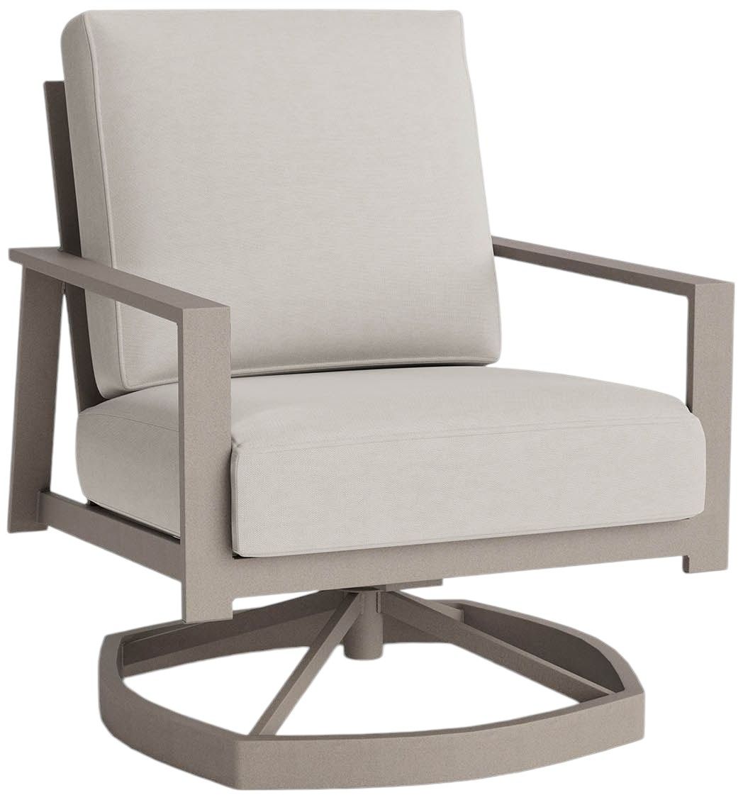 Bassett® Furniture Customizable Morris Fabric Outdoor Swivel Rocker Chair