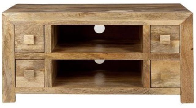 Jaipur Furniture Dakota Light Brown 4-Drawer Plazma TV Unit-1