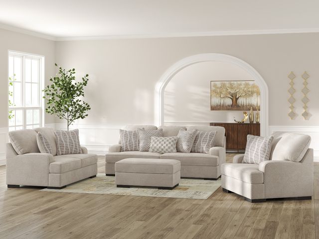 Benchcraft® High Profile Taupe Ottoman-4
