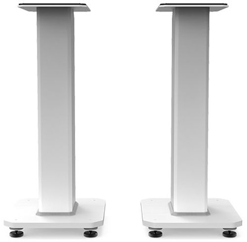 Kanto SX Series White Fillable Speaker Floor Stand Pair-0