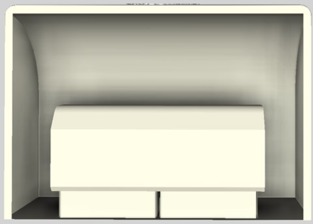 Vent-A-Hood® 30" Biscuit Retro Style Under Cabinet Range Hood-3