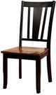 Furniture of America® Dover 2-Piece Black Chery Side Chair Set-2