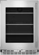 KitchenAid® 24" 5.2 Cu. Ft. PrintShield™ Stainless Finish Built-In Undercounter Beverage Center-0