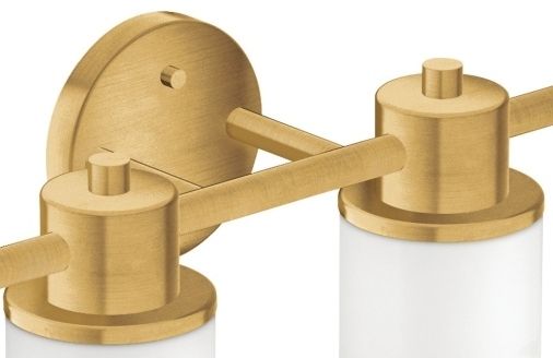 Moen® Iso™ Brushed Gold Four Globe Bath Light-1
