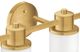 Moen® Iso™ Brushed Gold Four Globe Bath Light-1