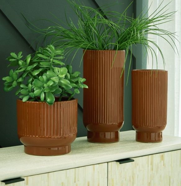 Signature Design by Ashley® Avalyah Burnt Umber 15'' Vase-3