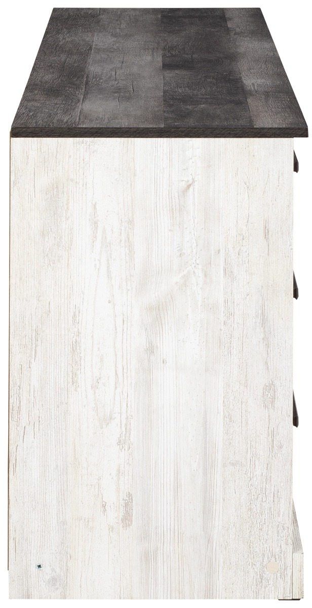 Signature Design by Ashley® Shawburn Whitewash/Charcoal Gray Dresser-3