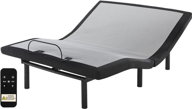 Sierra Sleep® by Ashley® Chime 2-Piece 10" Hybrid and Good Adjustable Base Queen Mattress Set-2