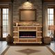 Legends Home Laurel Canyon Natural 72" Fireplace Mantel-2