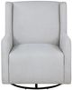 Coaster® Serra Dove Gray Upholstered Manual Swivel Glider Recliner-1