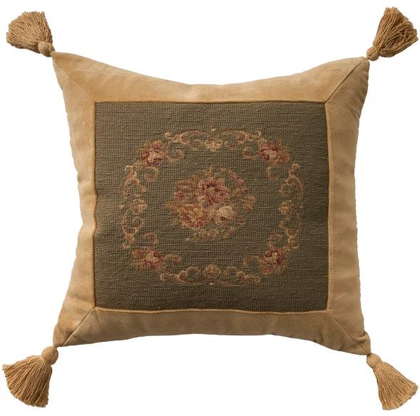 Nourison Home™ Mina Victory Vintage Pillow Sage 18"x18" Throw Pillow-0