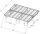 Coaster® Mabel Black California King Mattress Support-3
