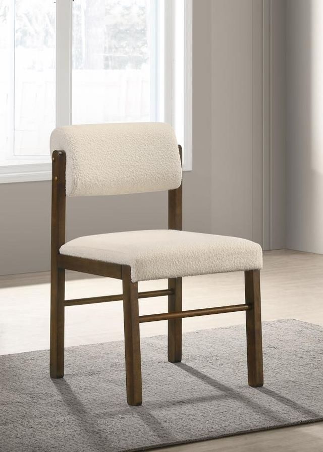 Coaster® Kehoe 2-Piece Cream/Walnut Dining Side Chair Set-1