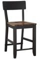 Steve Silver Co. Bermuda Black/Dark Acacia Counter Stool-0