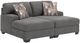 Signature Design by Ashley® Seyler Lane 2-Piece Graystone Super Chaise-0