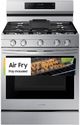 Samsung® 30" Fingerprint Resistant Stainless Steel Smart Freestanding Natural Gas Range with Built-in WiFi and No Preheat Air Fry-0