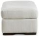 Kevin Charles Alpha Revenue White Ottoman-2