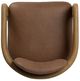 Four Hands Woltz Drifted Oak/Palermo Cigar Dining Chair-5