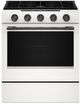 KitchenAid® 30” White Slide-In Gas Range with Convection Cooking Modes-3