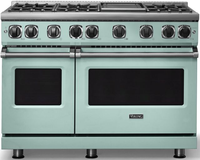 Viking® 7 Series 48'' Splash Pro Style Gas Range with Griddle-0