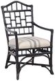 Braxton Culler Customizable Chippendale Dining Arm Chair-0