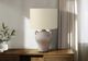 Monarch Specialties Inc. Beige Ceramic Table Lamp with Beige Shade-2