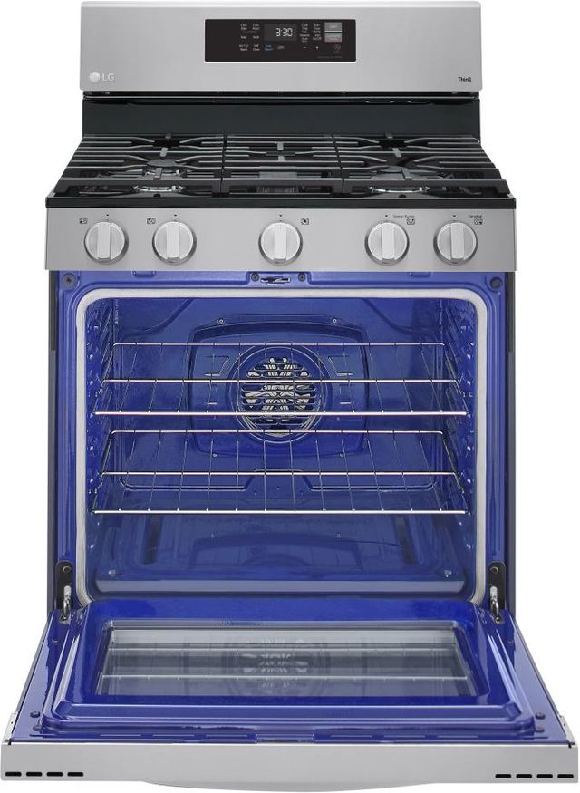 LG 30" Stainless Steel Free Standing Gas Convection Smart Range with Air Fry -5