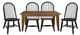 Liberty Furniture Treasures 5-Piece Black/Rustic Oak Optional Dining Set-0