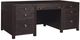 Hooker® Furniture Driftwood Burnt Timber Executive Desk-0