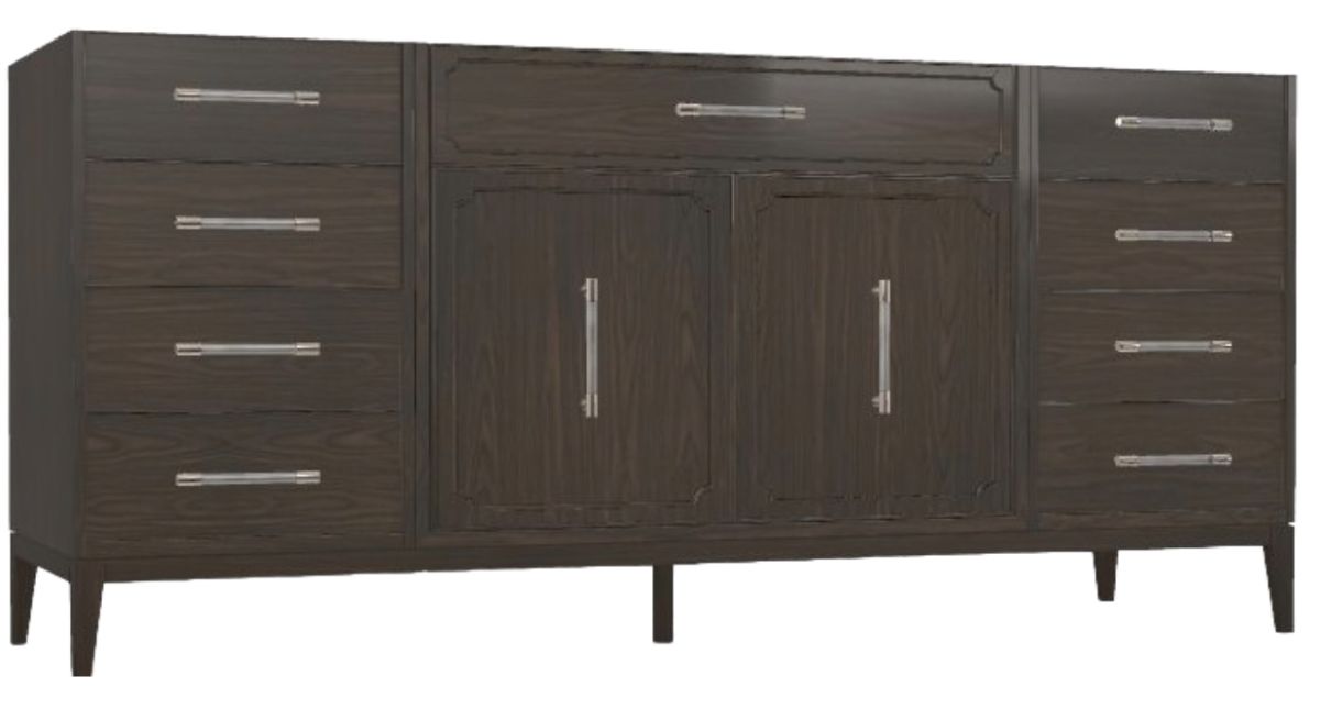 Vanguard® Furniture Customizable Tilli Vanity with 7" Tapered Leg