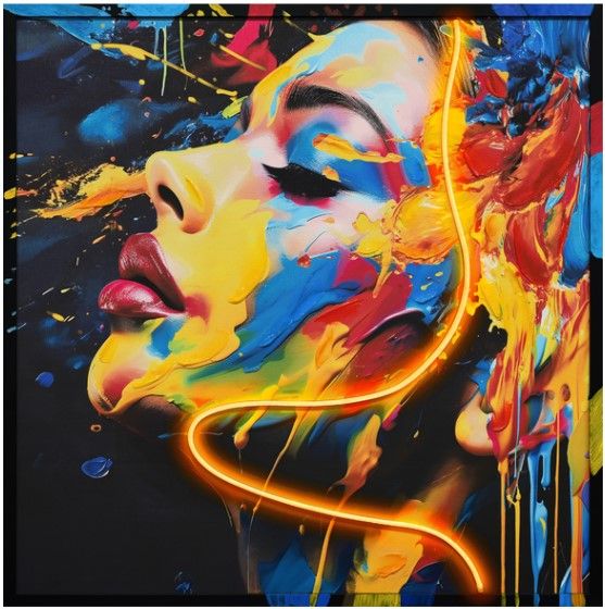 Classy Living Luminous Vivid Visage Wall Art-0
