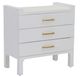 Elizabeth Ann Home Oscar Linen True White End Table-0