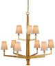Currey & Company Goldfinch Washed Lucerne Gold Large Chandelier-3