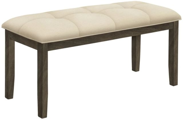 Monarch Specialties Inc. Cream/Grey 44" Dining Bench-0