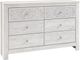Signature Design by Ashley® Paxberry 5-Piece Whitewash Queen Panel Bed Set-2