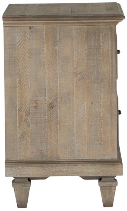 Magnussen Home® Lancaster Dovetail Gray 2-Drawer Nightstand-3