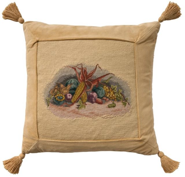Nourison Home™ Mina Victory Vintage Cream 20"x20" Throw Pillow-0