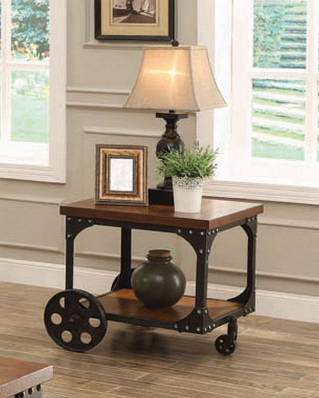 Coaster® Shepherd Rustic Brown End Table-2