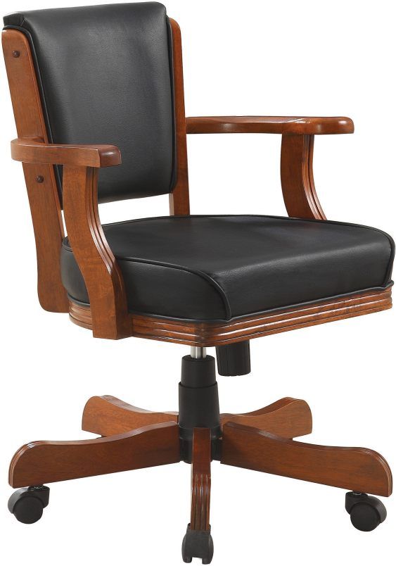 Coaster® Mitchell Chestnut Game Chair-1