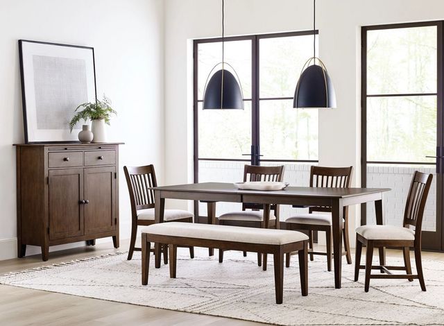 Kincaid® Kafe Mocha 80" Rectangular Leg Dining Table-1