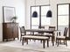 Kincaid® Kafe Mocha 80" Rectangular Leg Dining Table-1