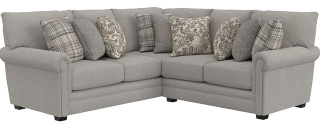 Jackson Furniture Livingston 2-Piece Linen Curved Sectional-0