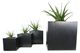 CabanaCoast® Customizable York Aluminum 24" Large Outdoor Square Planter-2