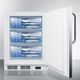 Accucold® by Summit® 3.5 Cu. Ft. Stainless Steel ADA Compliant Built In All Freezer-3
