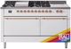 Ilve® Nostalgie II Series 60" Custom RAL Color Pro Style Dual Fuel Range-0