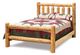 Fireside Log Furniture Amish Rustic Pine King Bed-0