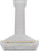 ZLINE 30" Autograph Edition Satin Stainless Steel Wall Mounted Range Hood-3